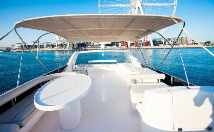 90feet hire luxury boat dubai marina